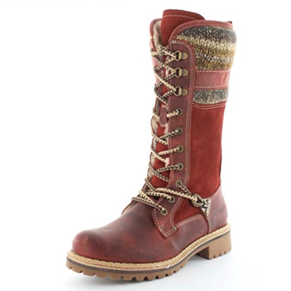 Bos Co Red Caird Woollined Waterproof 